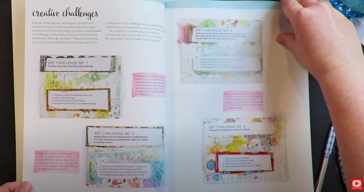 How to use watercolors in art journaling with no special skills