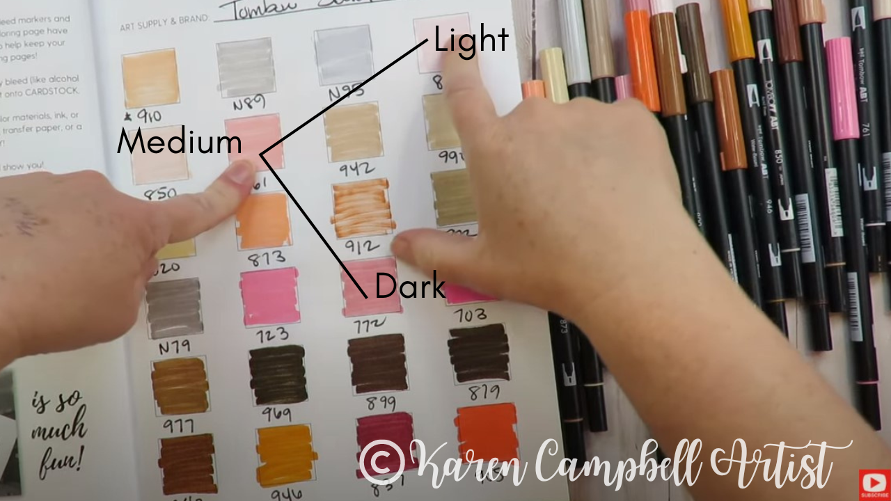 7 EASY ways to make a Tombow Dual Brush Pen Color Chart