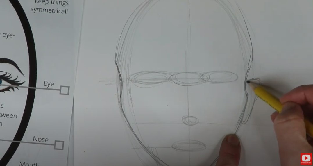 QUICK & EASY! How to Draw a WHIMSICAL FACE in JUST 5 MINUTES! - KAREN  CAMPBELL, ARTIST