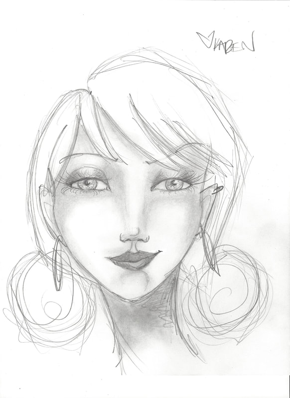 face drawing step by step