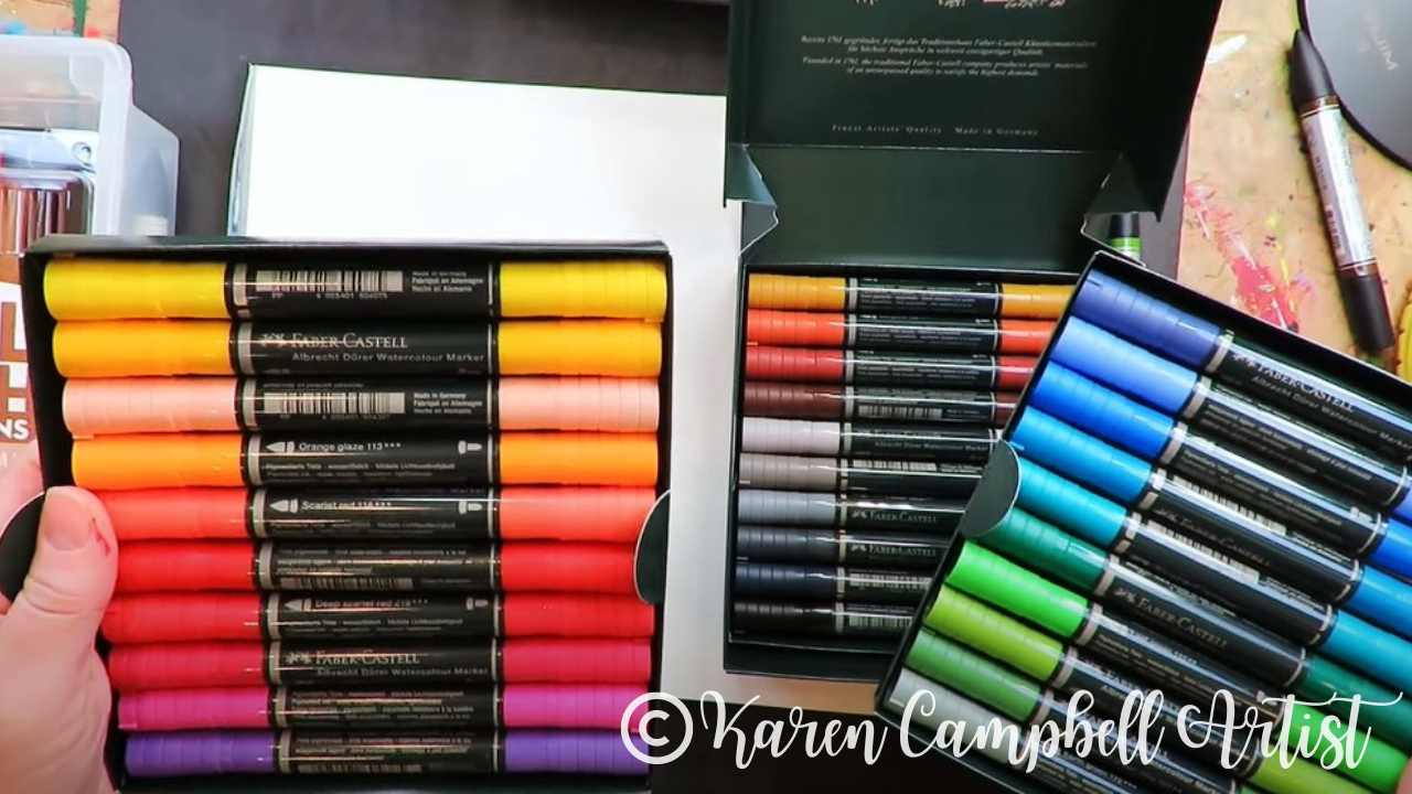 WHY You NEED to TRY Faber Castell WATERCOLOR MARKERS in Your Mixed