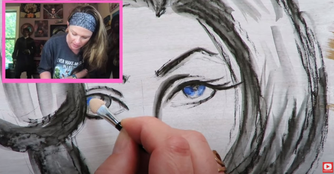 Painting with Pan Pastels  What If You Could Erase Paint?