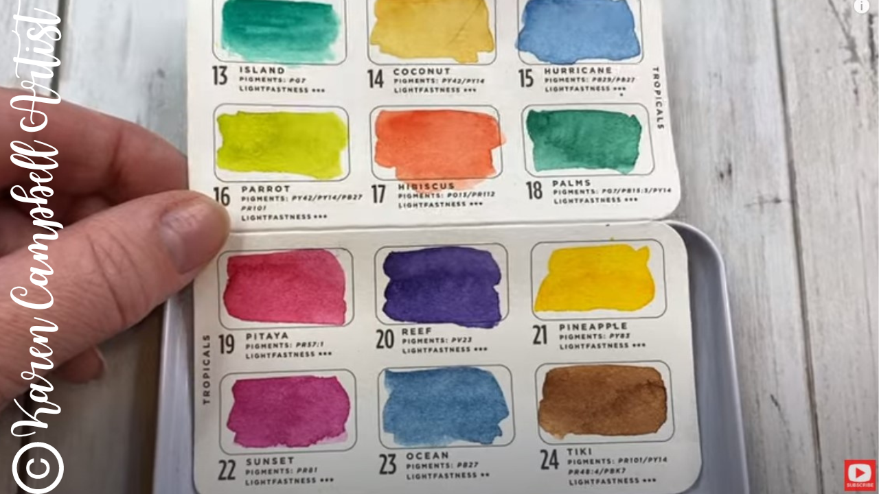 Setting up my CUSTOM WATERCOLOUR PALETTE  Which brands? Which colours?  Let's swatch them out! 