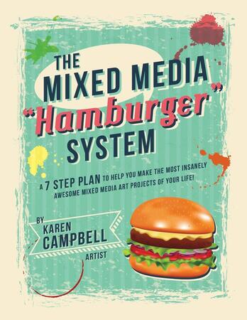 Karen Campbell's Mixed Media Hamburger System Book Available on Amazons Worldwide