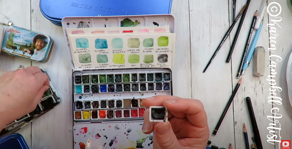 Watercolor Mixing Palette Pp Artist Non-stick Easy Clean Paint Set