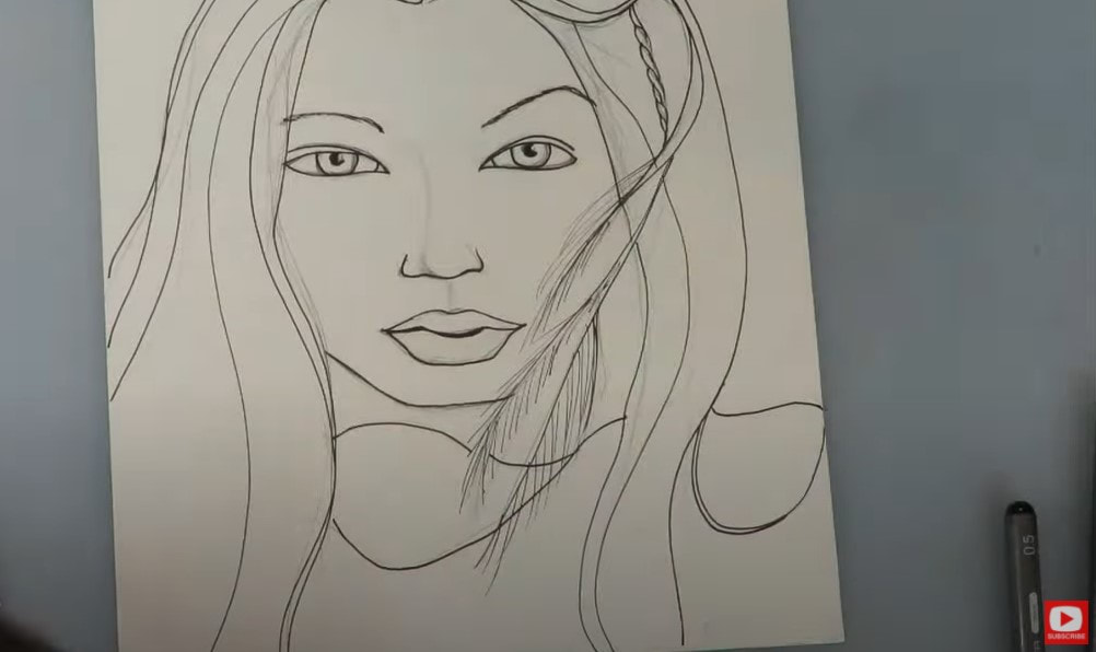 How to DRAW & SHADE a Whimsical Native American Face in Copic Markers!!! -  KAREN CAMPBELL, ARTIST