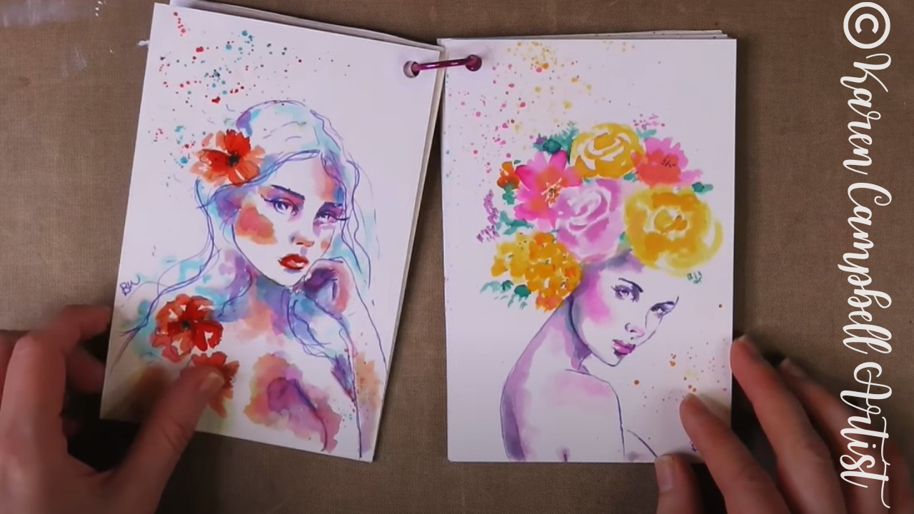 Master the art of creating lifelike skin tones with watercolors