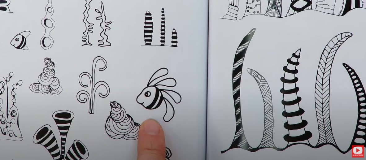 Zentangle Basics: A Creative Art form Where All You Need Is Paper Pencil &  Pen (Design Originals) 25 Basic Tangles Step-by-Step; Turn Drawings into