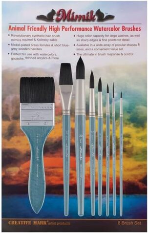 Creative Mark Watercolor Brushes Loved for Students by Karen Campbell Artist