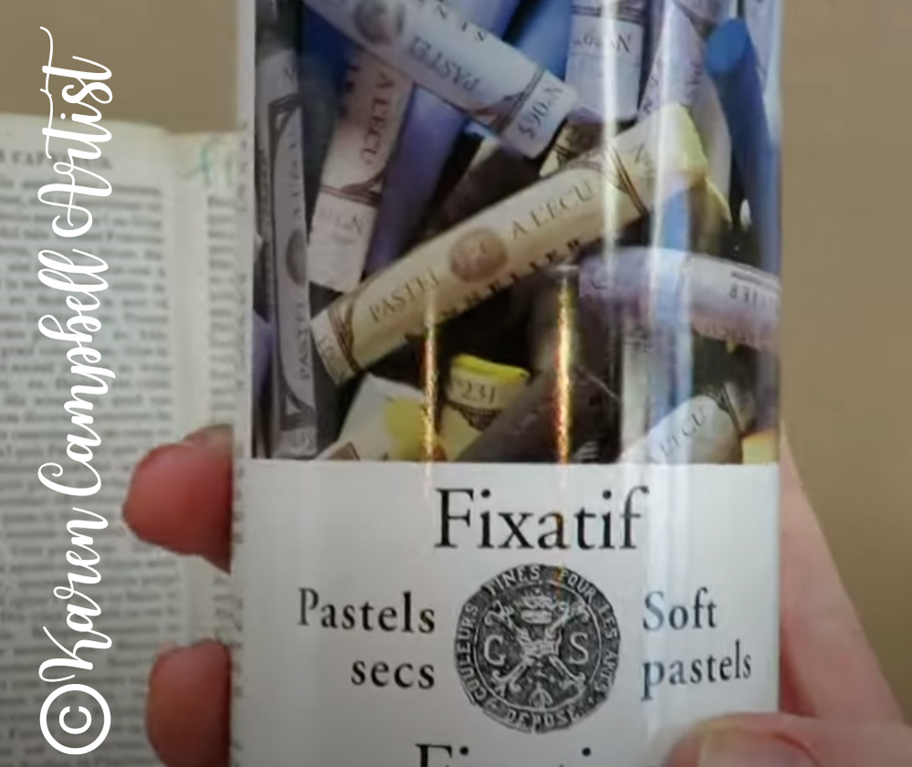 When to Use a Fixative Spray with Karen Campbell Artist